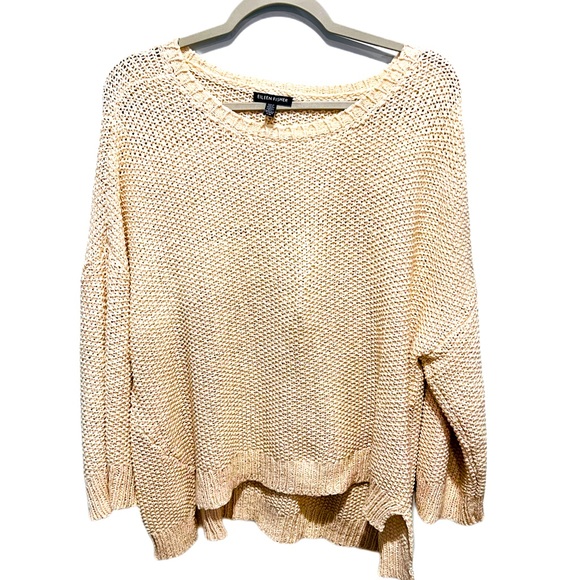 Eileen Fisher Sweaters - Sold Eileen Fisher Boxy Organic Cotton Sweater Size Large
